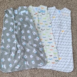 Halo Kids Pajamas Sleep Sacks - Gray, Cream, White